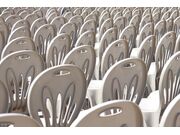 Aluguel de Cadeiras Plásticas para Eventos em Mirandópolis